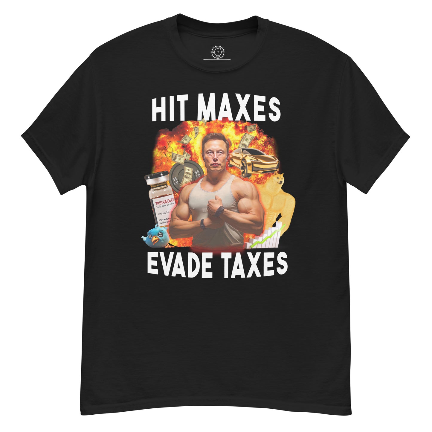 Elon Musk, Hit Maxes - T-Shirt