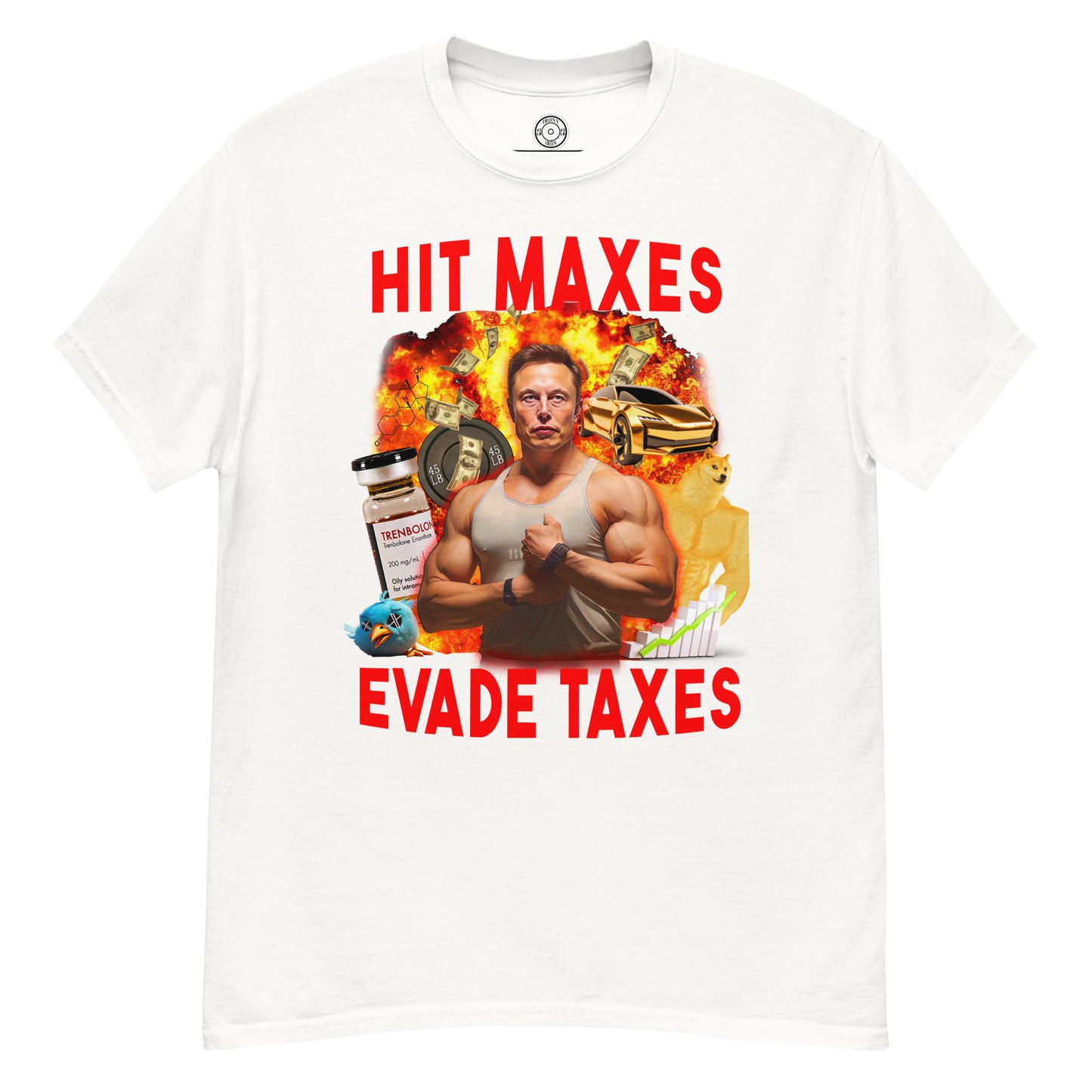 Elon Musk, Hit Maxes - T-Shirt