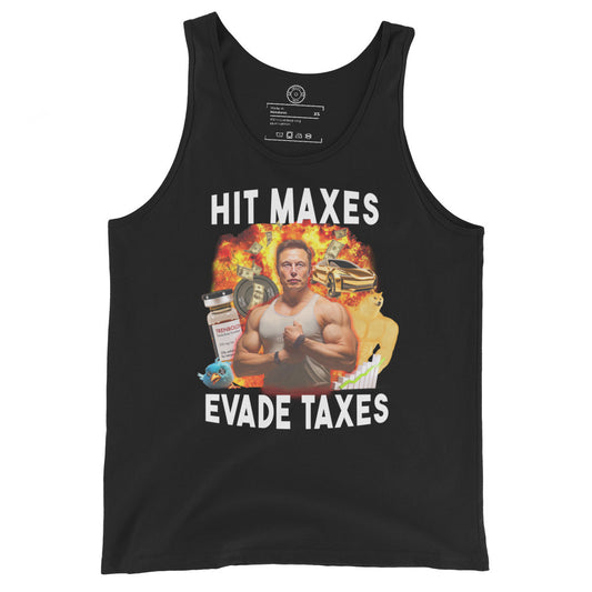 Elon Musk, Hit Maxes - Tank Top