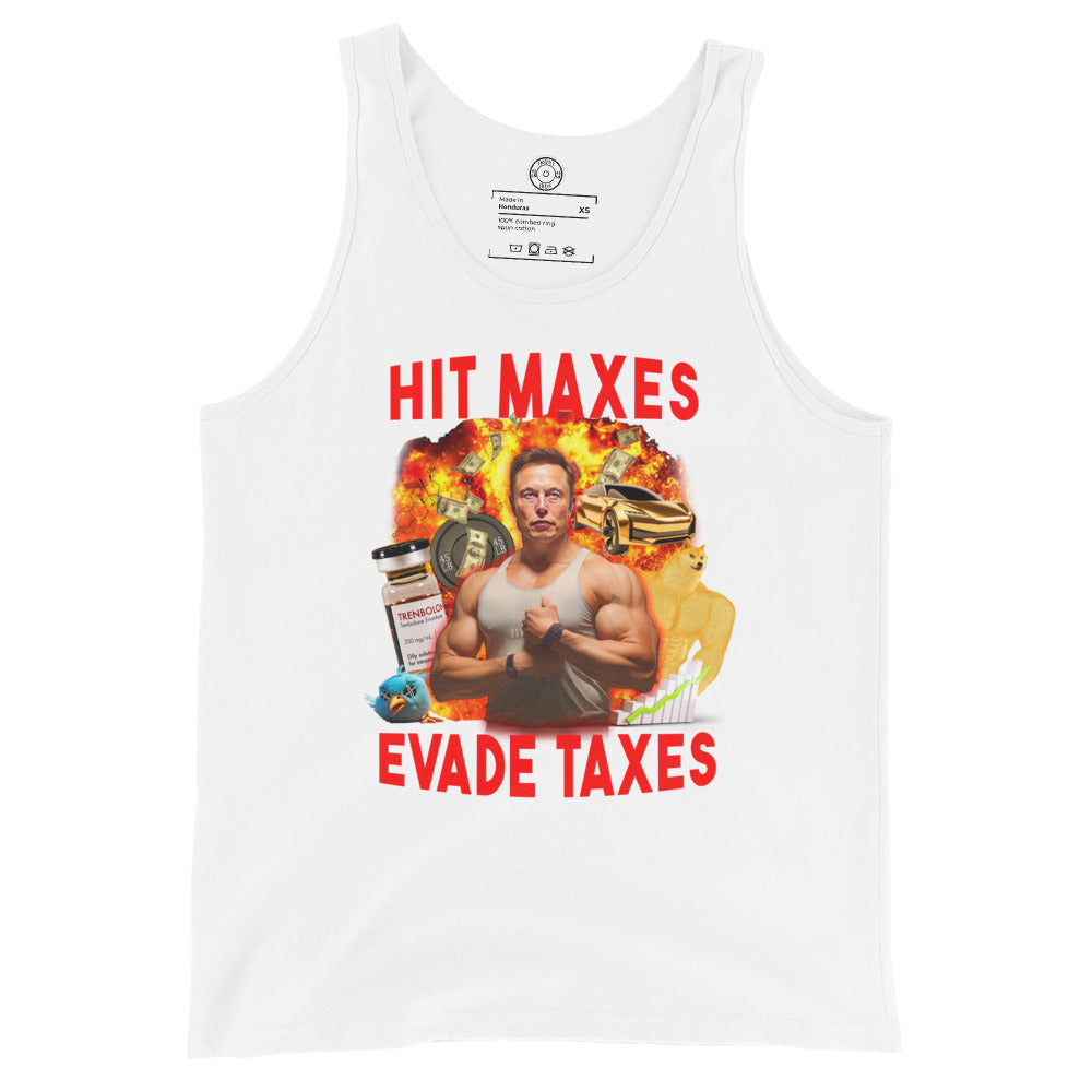 Elon Musk, Hit Maxes - Tank Top